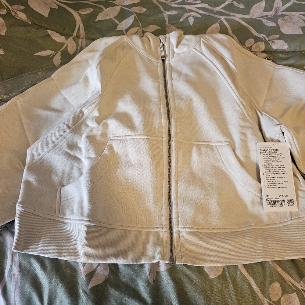 Luluemon scuba oversized full zip hoodie